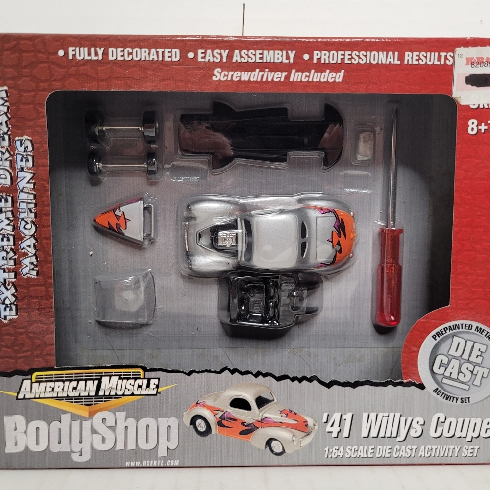 2002 Ertl Collectibles American Muscle BodyShop '41 Willys Coupe Die-Cast Car